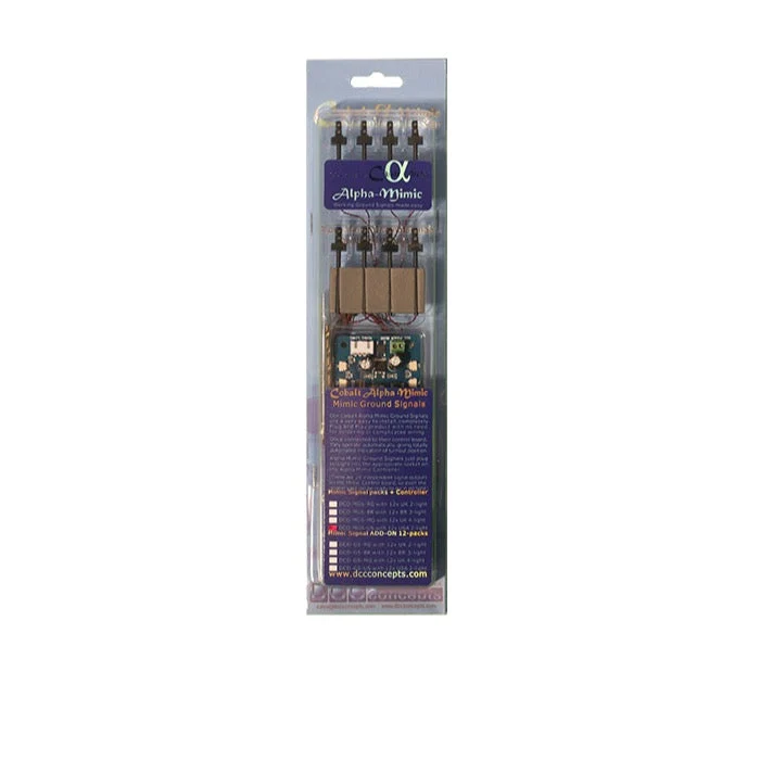 DCC Concepts DCD-MGS-US HO 12 x Red/Green Ground Signal with Mimic Control Board - Image 7