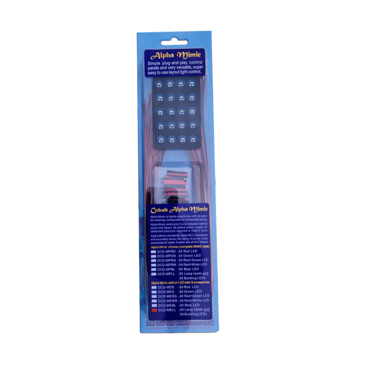 DCC Concepts DCD-MELL Cobalt Alpha Mimic Add-On Building Lighting Discs and Leads