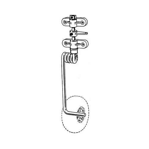 Dubro 152 Steerable Nose Gear Bent - Image 3