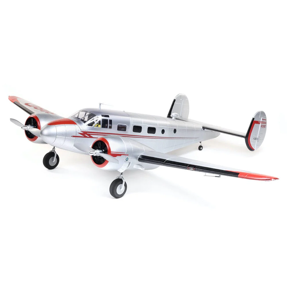E-Flite Beechcraft D18 1.5m RC Plane (BNF Basic) EFL106250 - Image 2