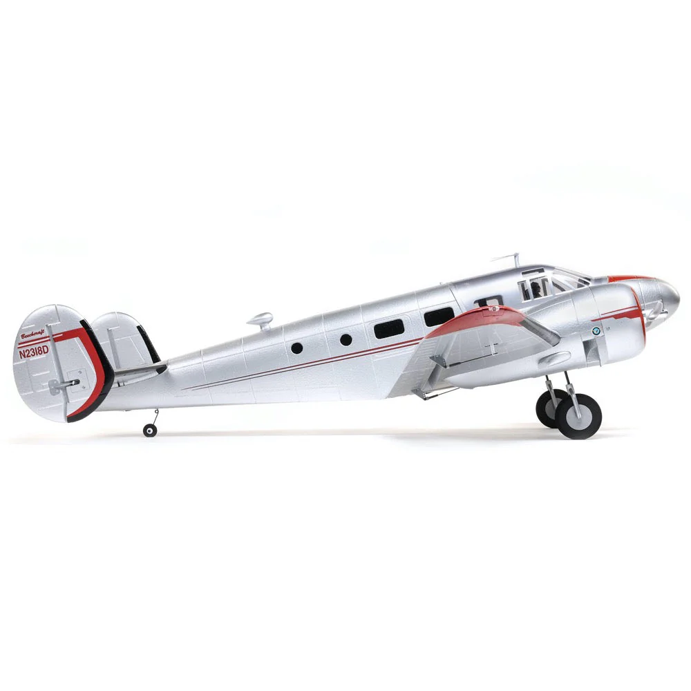 E-Flite Beechcraft D18 1.5m RC Plane (BNF Basic) EFL106250 - Image 4