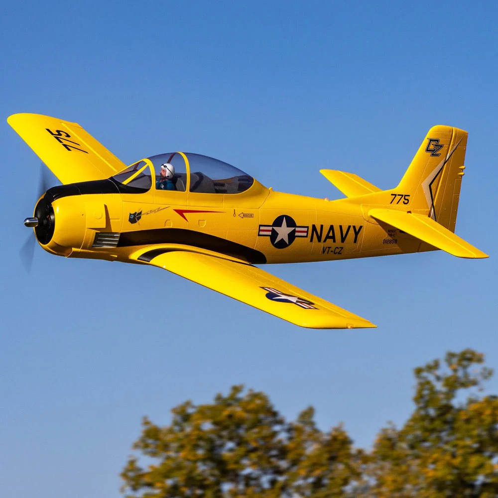 E-Flite Carbon Z T-28 Trojan 2.0m with SAFE and AS3X (BNF Basic) EFL013550 - Image 2