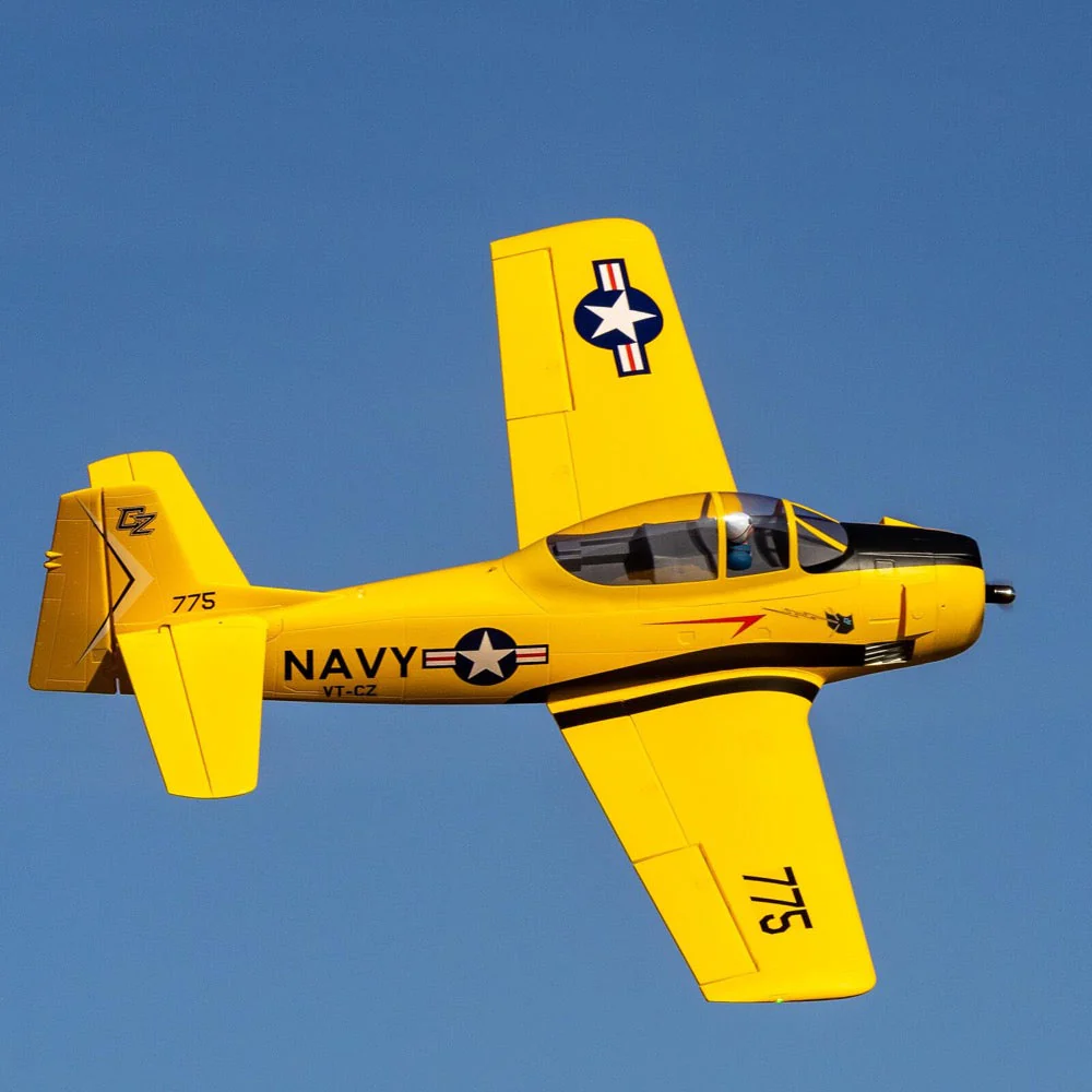 E-Flite Carbon Z T-28 Trojan 2.0m with SAFE and AS3X (BNF Basic) EFL013550 - Image 3