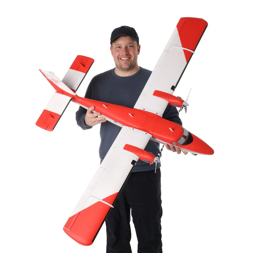 E-Flite DHC-6 Twin Otter 1.4m RC Plane BNF Basic EFL32050 - Image 19