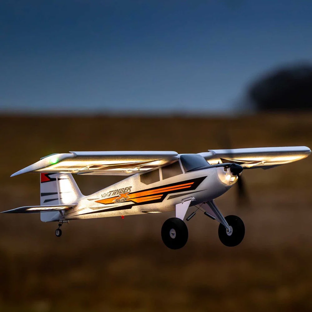 E-Flite EFL013850 Night Timber X Evolution 1.2m STOL RC Plane BNF Basic - Image 18