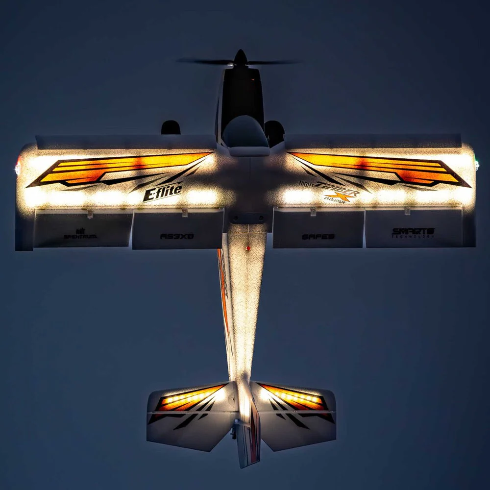 E-Flite EFL013850 Night Timber X Evolution 1.2m STOL RC Plane BNF Basic - Image 20