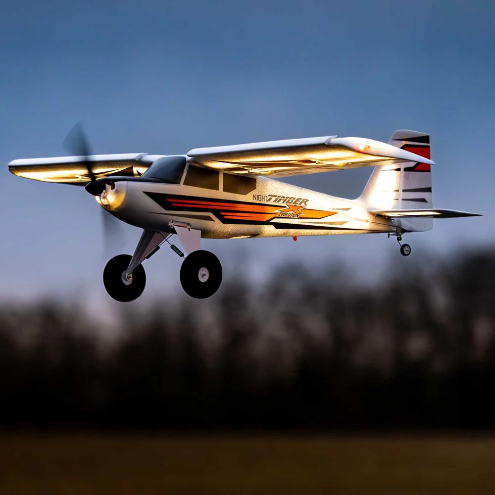E-Flite EFL013850 Night Timber X Evolution 1.2m STOL RC Plane BNF Basic - Image 24