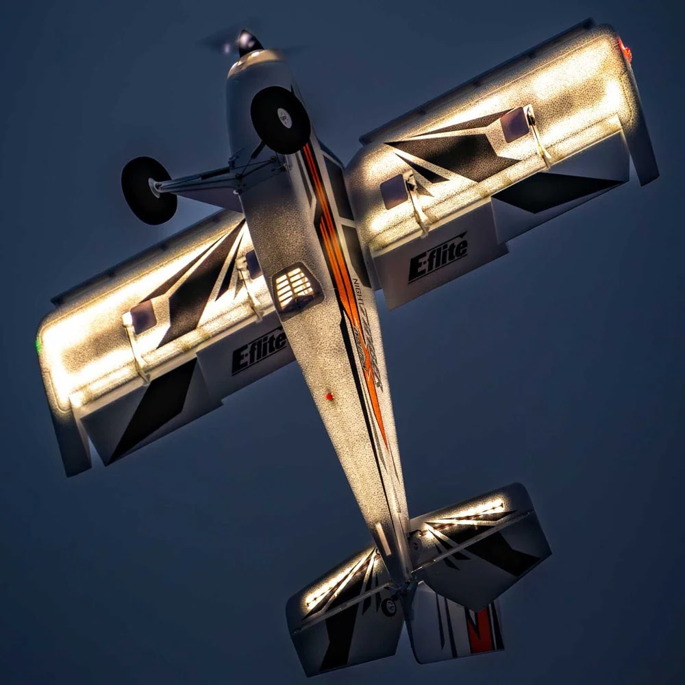 E-Flite EFL013850 Night Timber X Evolution 1.2m STOL RC Plane BNF Basic - Image 25