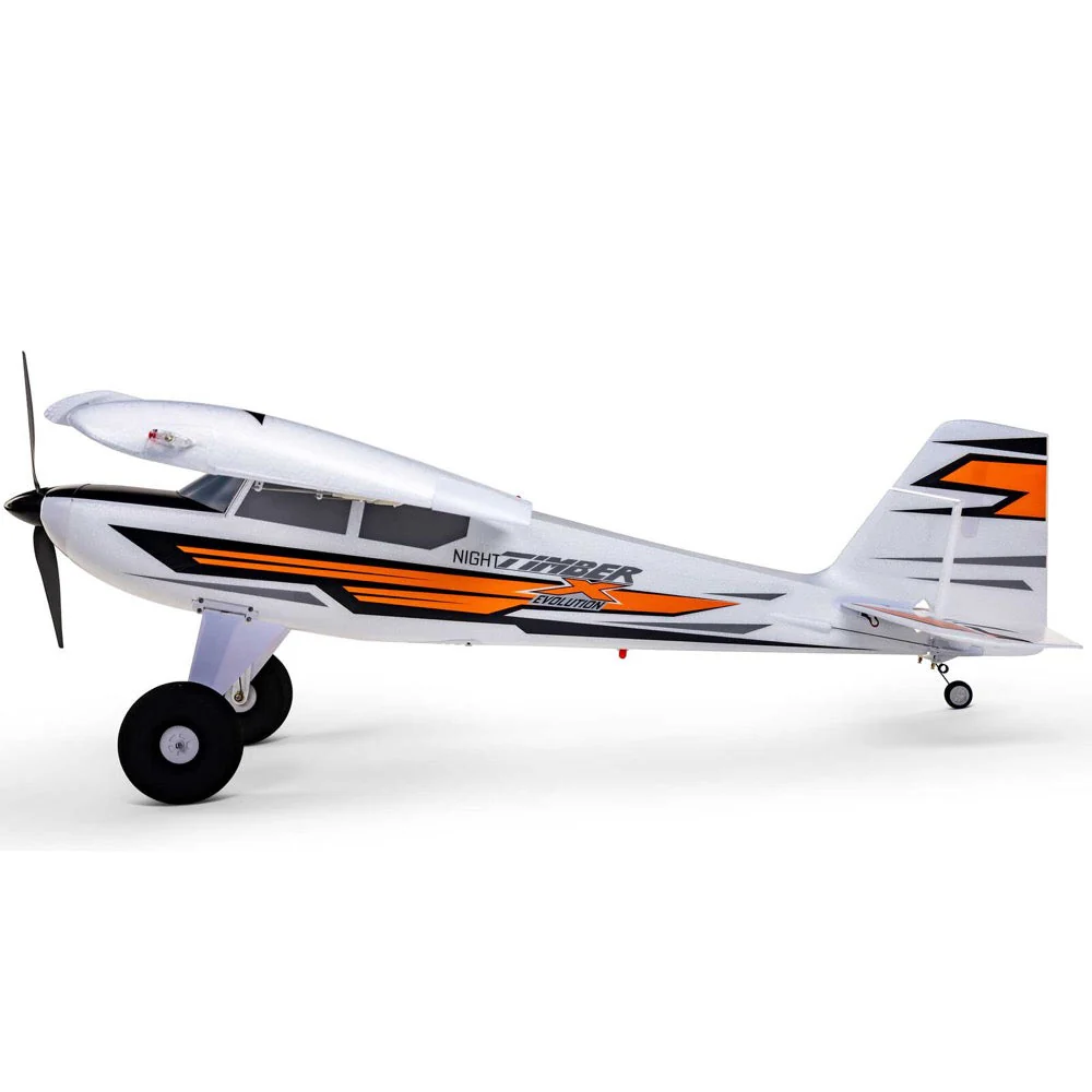 E-Flite EFL013850 Night Timber X Evolution 1.2m STOL RC Plane BNF Basic - Image 4
