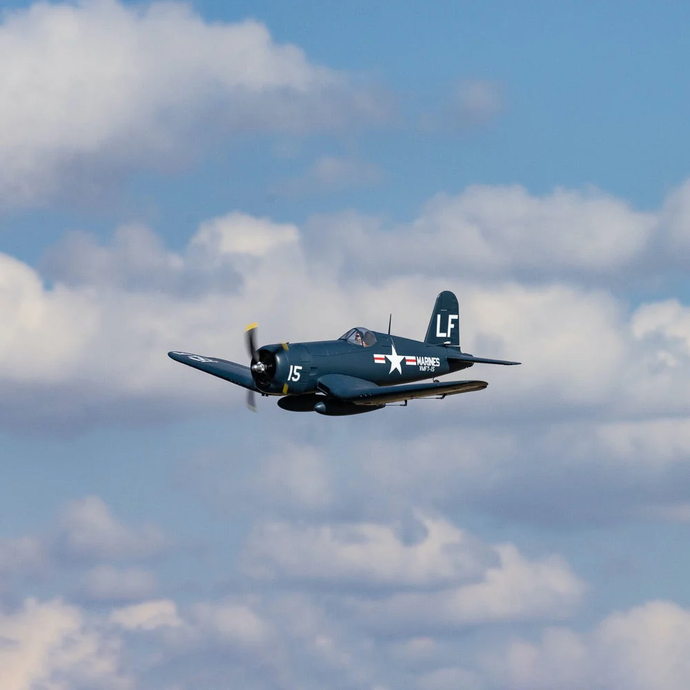 E-Flite EFL18550 F4U-4 Corsair 1.2m with Smart Technology RC Plane BNF Basic - Image 15