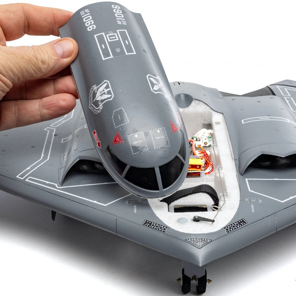 E-flite Micro B-2 Spirit Twin 30mm EDF Jet BNF Basic EFLU09050 - Image 12