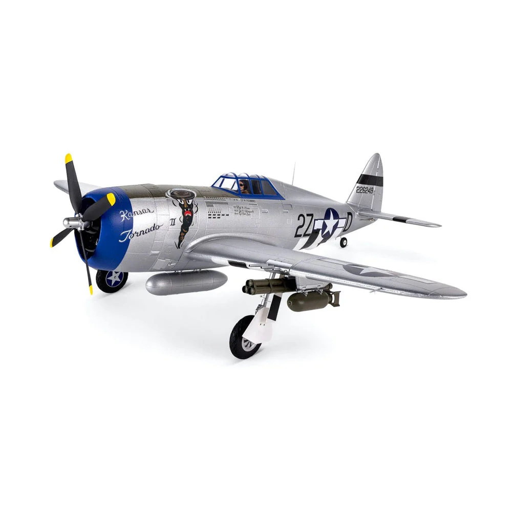 E-Flite P-47 Razorback 1.2m with Smart Technology BNF Basic EFL08450