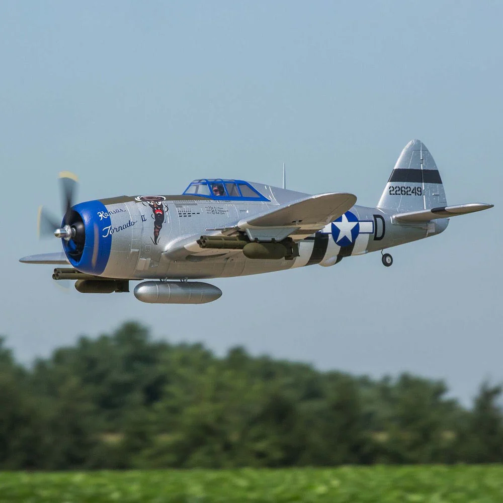 E-Flite P-47 Razorback 1.2m with Smart Technology BNF Basic EFL08450 - Image 24