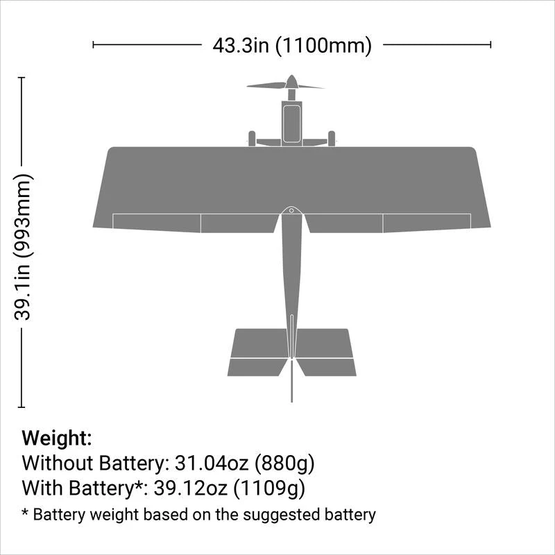 E-Flite Ultra Stick 1.1m RC Plane BNF Basic EFL14050 - Image 25