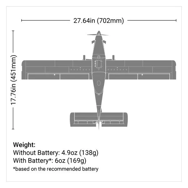 E-Flite UMX Air Tractor RC Plane BNF Basic RC EFLU16450 - Image 21