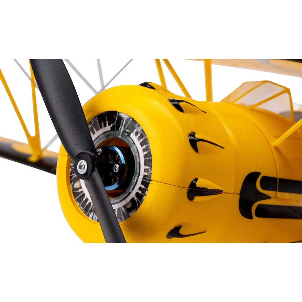 E-Flite UMX WACO RC Plane BNF Basic with AS3X and SAFE Select Yellow EFLU53550 - Image 12