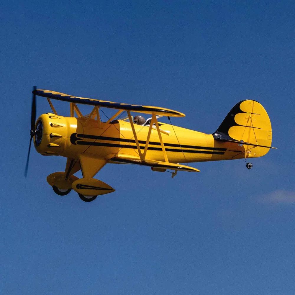 E-Flite UMX WACO RC Plane BNF Basic with AS3X and SAFE Select Yellow EFLU53550 - Image 16