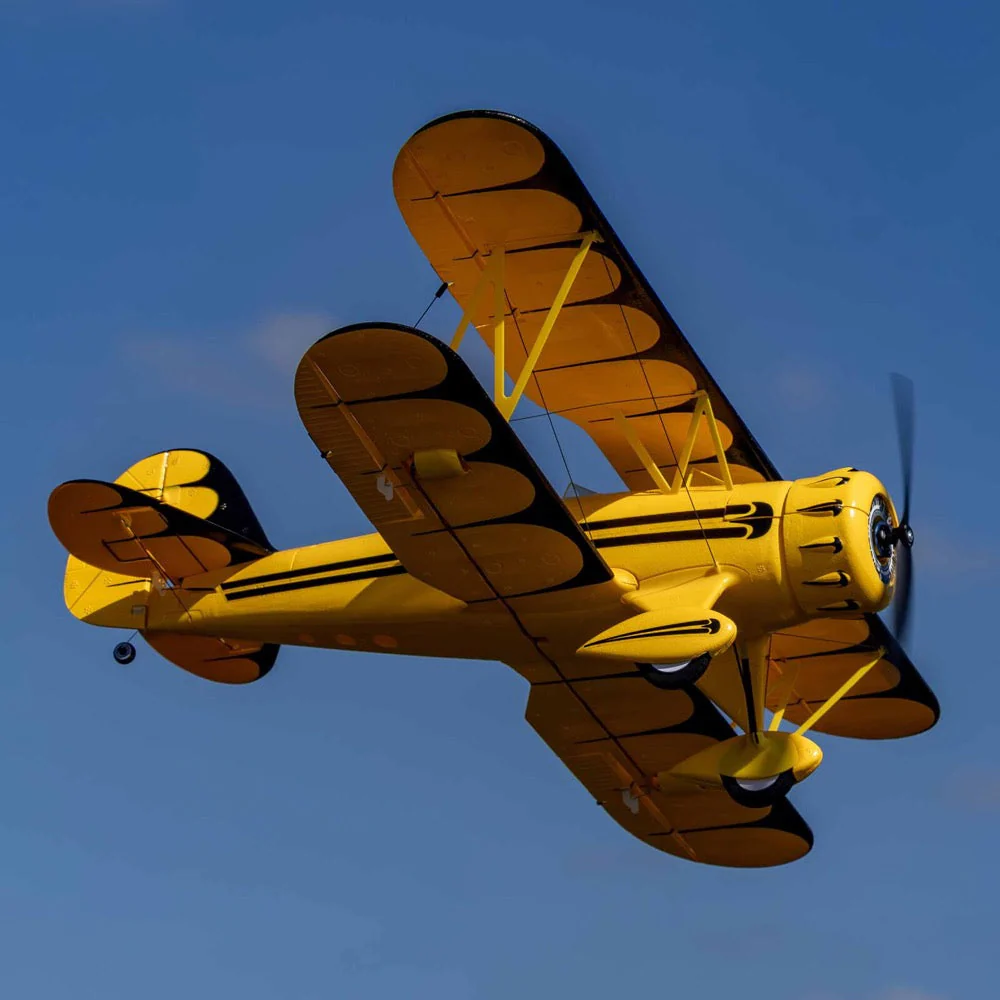 E-Flite UMX WACO RC Plane BNF Basic with AS3X and SAFE Select Yellow EFLU53550 - Image 19