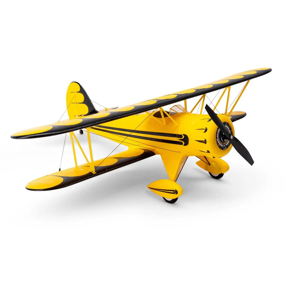 E-Flite UMX WACO RC Plane BNF Basic with AS3X and SAFE Select Yellow EFLU53550 - Image 2