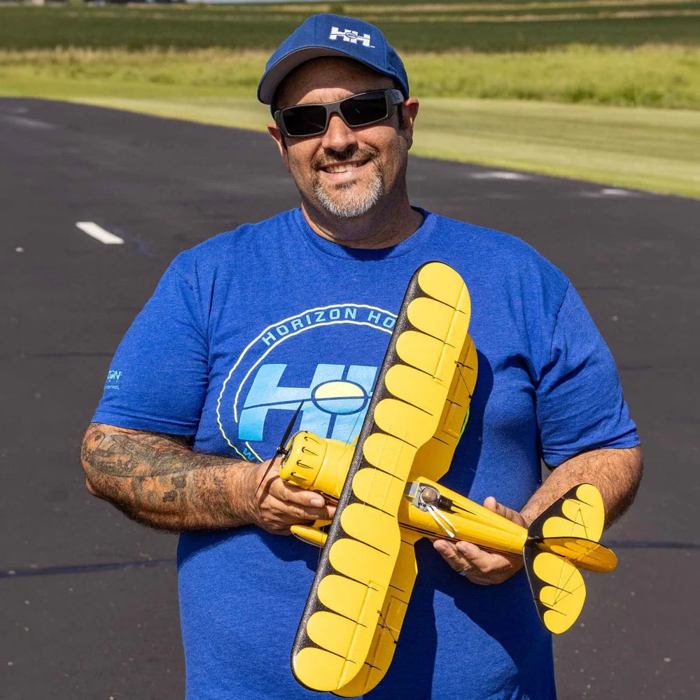 E-Flite UMX WACO RC Plane BNF Basic with AS3X and SAFE Select Yellow EFLU53550 - Image 20
