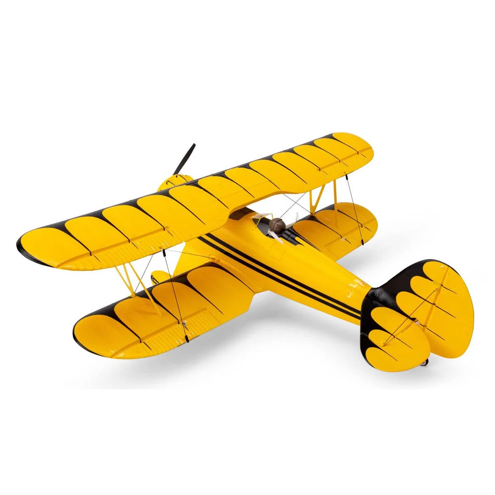 E-Flite UMX WACO RC Plane BNF Basic with AS3X and SAFE Select Yellow EFLU53550 - Image 3