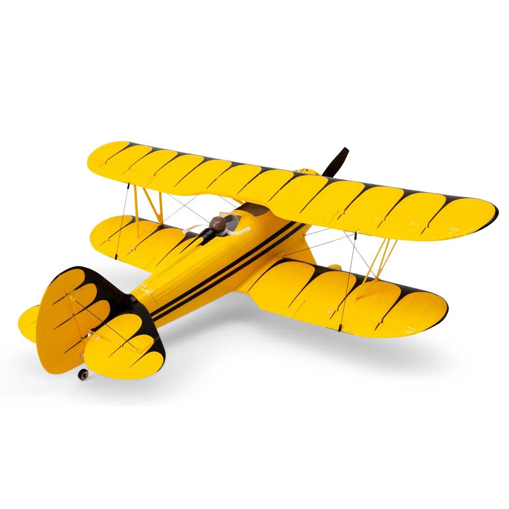 E-Flite UMX WACO RC Plane BNF Basic with AS3X and SAFE Select Yellow EFLU53550 - Image 7