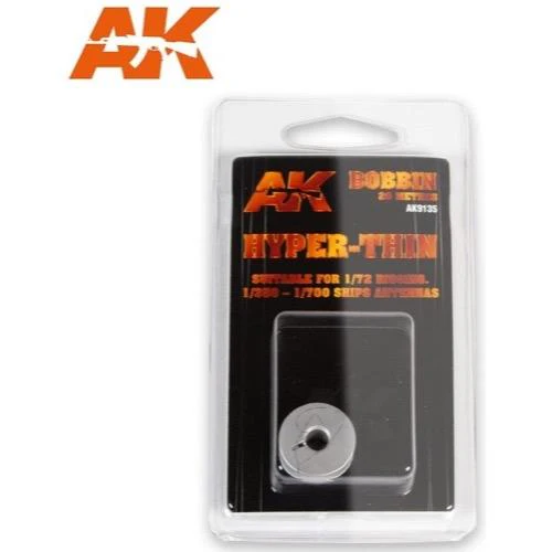 AK Interactive 9135 Elastic Rigging Thread Bobbin Hyper Thin