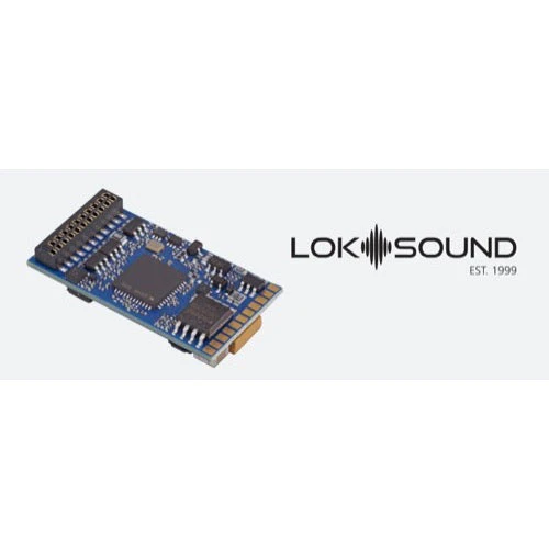ESU 58419 LokSound 5 DCC/MM/SX/M4 Blank Decoder 21MTC Retail With Speaker 11x15mm Gauge 0 H0 - Image 2
