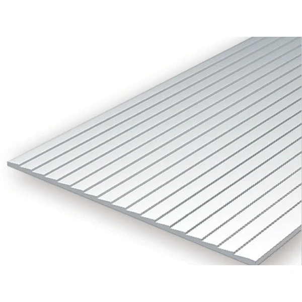 Evergreen 04081 Styrene Clapboard Spacing 0.080 x 6 x 12in / 2mm x 15cm x 30cm - 1