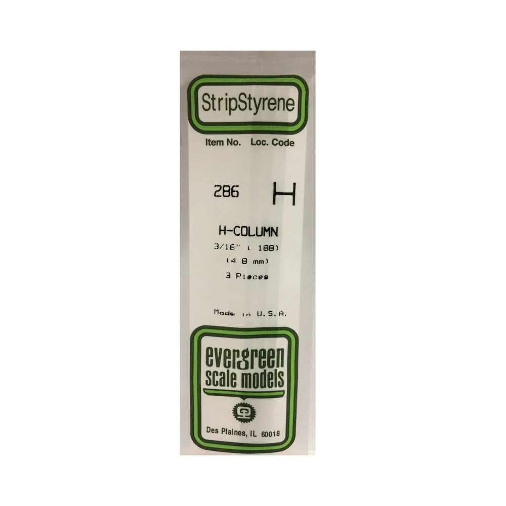 EVERGREEN 00286 H-Column 0.188 x 14in / 4.8mm x 36cm - 3 - Image 2