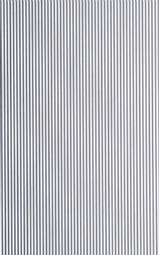 Evergreen 4528 White Styrene Metal Siding Sheet 0.080 x 6 x 12in / 2mm x 15cm x 30cm - 1 - Image 2