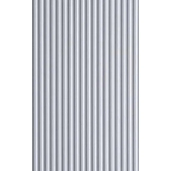 Evergreen 4529 White Styrene Metal Siding Sheet 0.100 x 6 x 12in / 2.5mm x 15cm x 30cm - 1 - Image 2