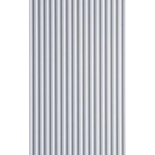 Evergreen 4530 White Styrene Corrugated Metal Siding .125in/ 3.2mm Groove .045in/1.13mm Rib - Image 2