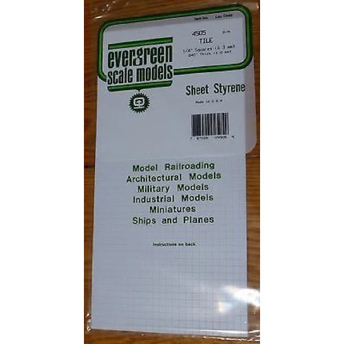 Evergreen 04505 Square Tile 0.250 x 6 x 12in / 6.4mm x 15cm x 30cm - 1 - Image 4