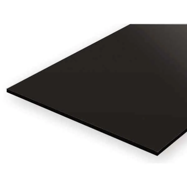 Evergreen 09517 Styrene Black Sheet .080in x 2.0mm - 6in x 12in / 2mm x 15cm x 30cm - 1