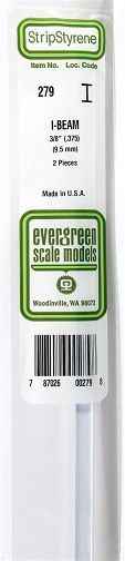 Evergreen 00279 Styrene I-Beam .375 in/ 9.5mm 14in/35cm - 2 - Image 3