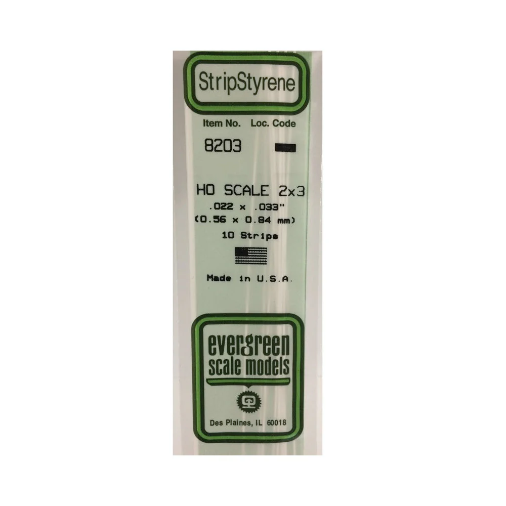Evergreen 08203 Styrene Strip 0.023 x 0.034 x 14in - 10 - Image 2
