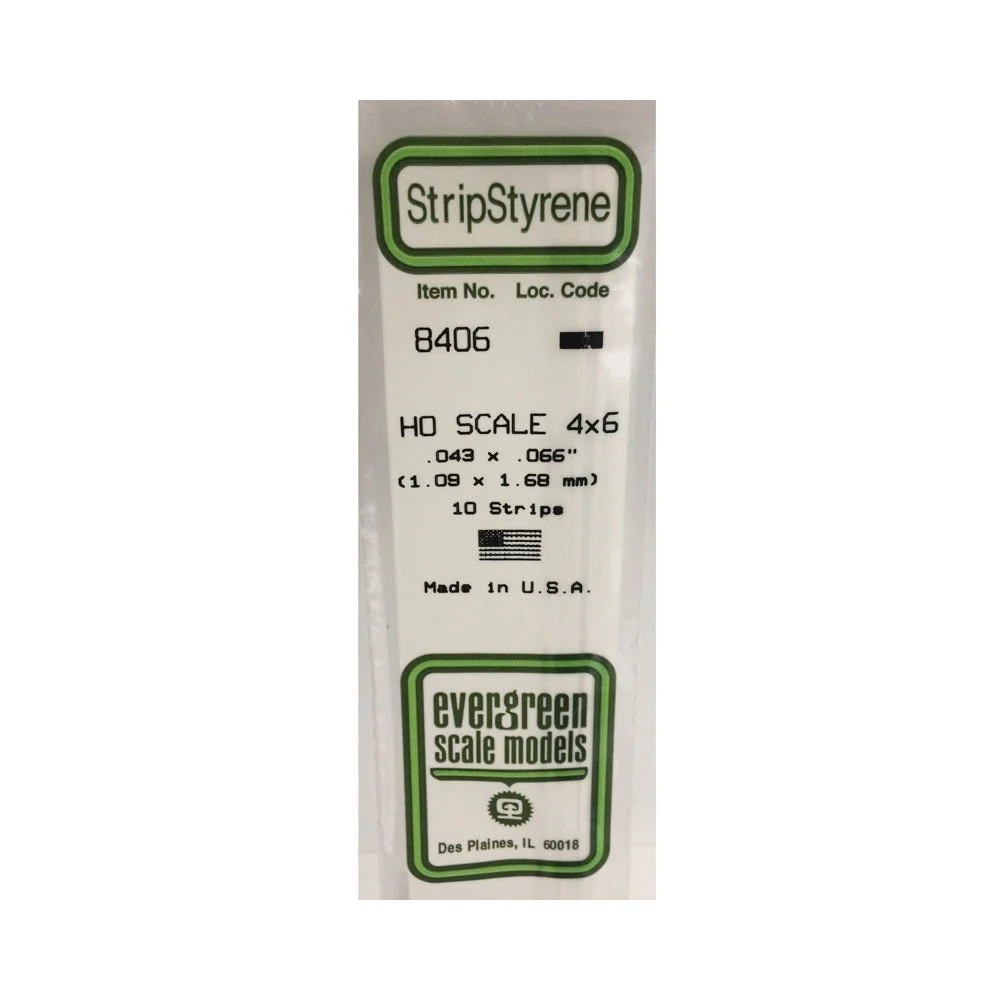Evergreen 08406 Styrene Strip 0.043 x 0.066 x 14in - 10 - Image 2