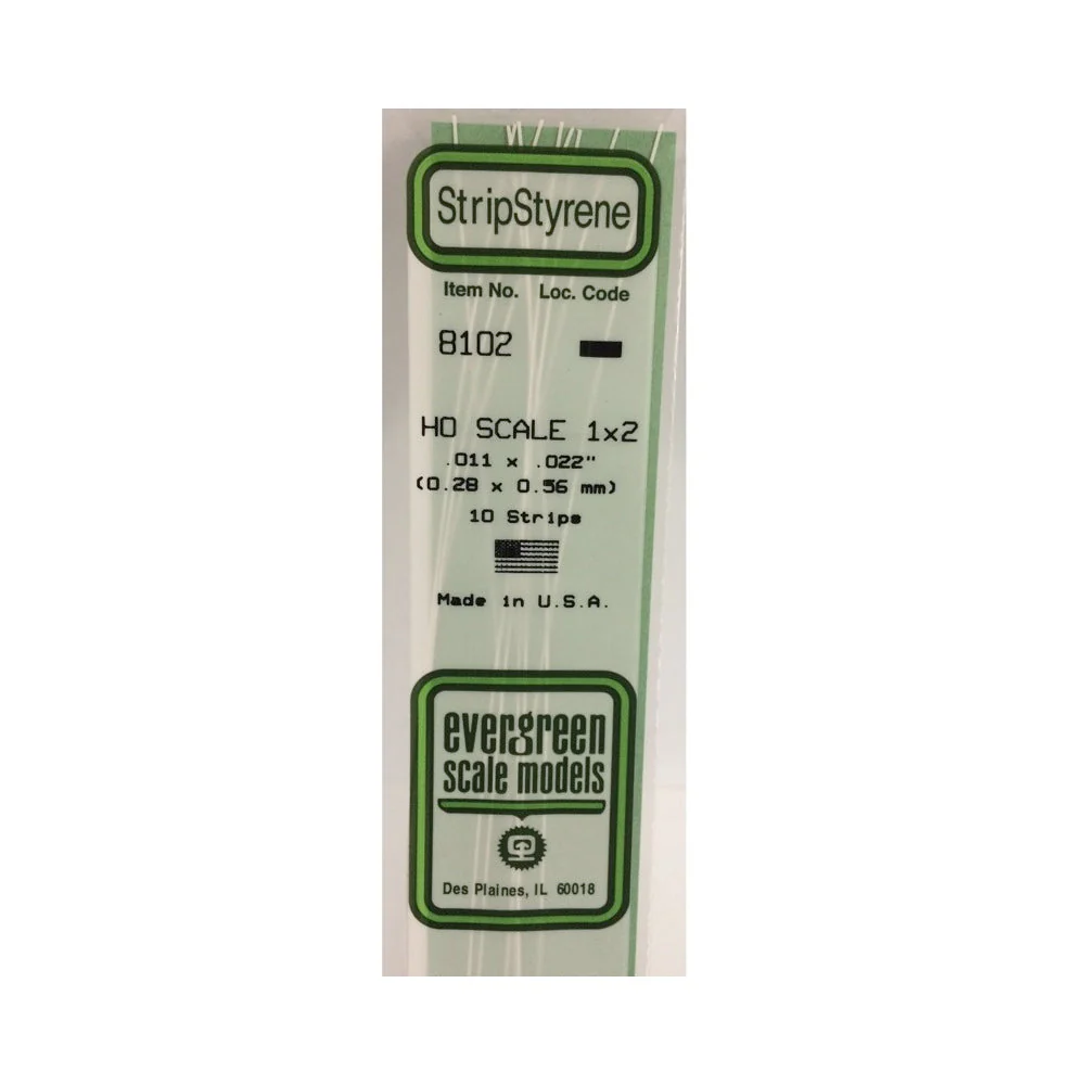 Evergreen 08102 Styrene Strip 0.011 x 0.023 x 14in - 10 - Image 2