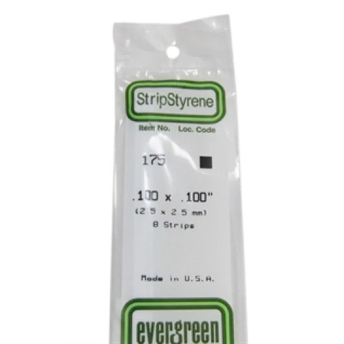 Evergreen 00175 Styrene Strips 0.100 x 0.100 x 14in / 2.5mm x 2.5mm x 36cm - 8 - Image 4