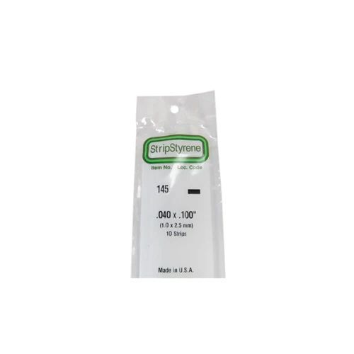 Evergreen 00145 Styrene Strips 0.040 x 0.100 x 14in / 1mm x 2.5mm x 36cm - 10 - Image 2