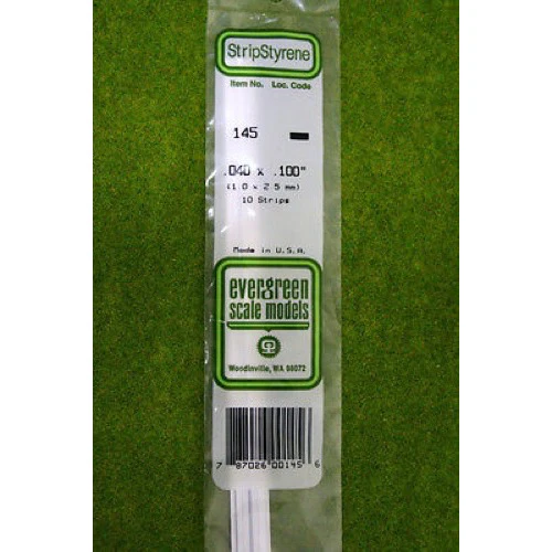 Evergreen 00145 Styrene Strips 0.040 x 0.100 x 14in / 1mm x 2.5mm x 36cm - 10 - Image 4