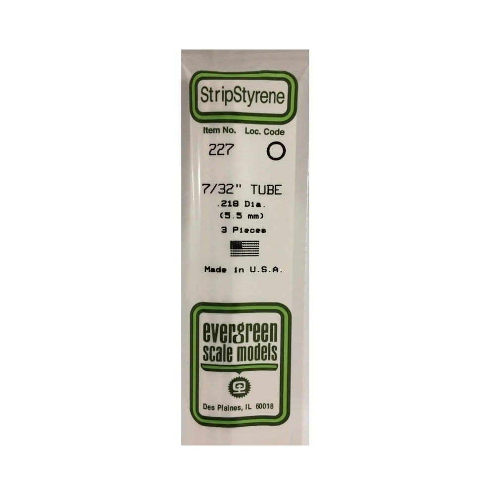 Evergreen 00227 Styrene Tube 0.219 x 14in / 5.6mm x 36cm - 3 - Image 2