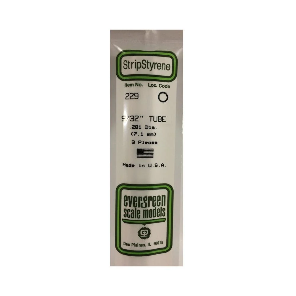Evergreen 00229 Styrene Tube 0.281 x 14in / 7.1mm x 36cm - 3 - Image 3