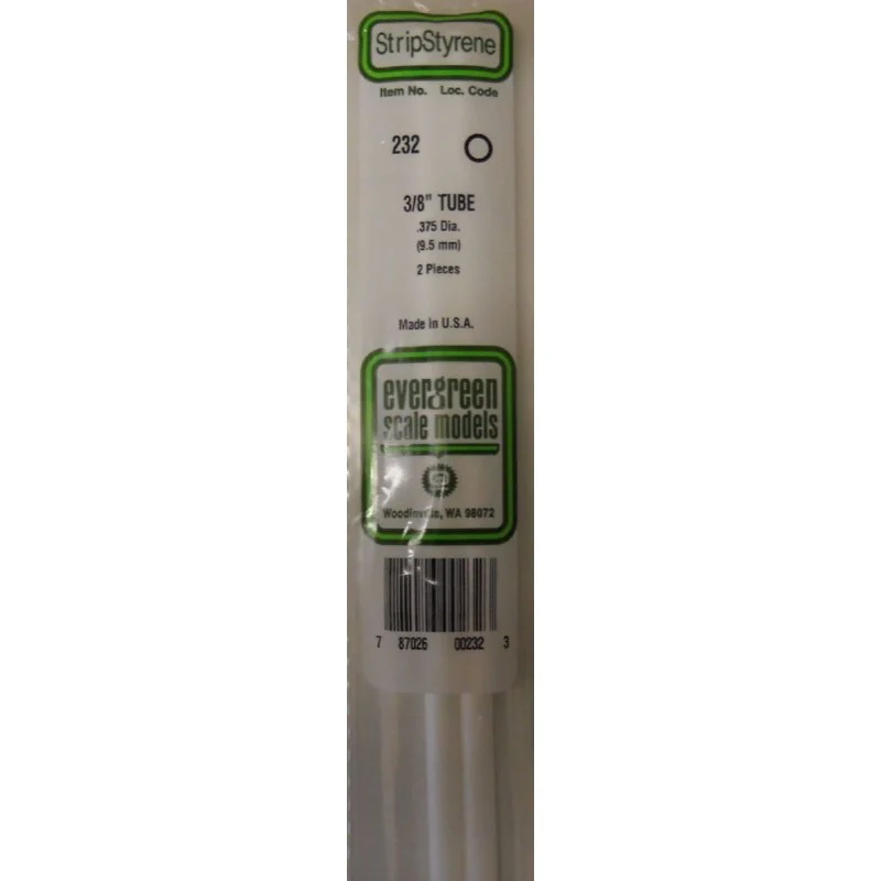 Evergreen 00232 Styrene Tube 0.375 x 14in / 9.5mm x 36cm - 2 - Image 3