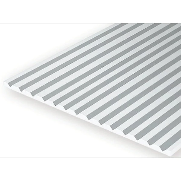 Evergreen 04040 Styrene V-Groove Spacing 0.040 x 6 x 12in / 1mm x 15cm x 30cm - 1