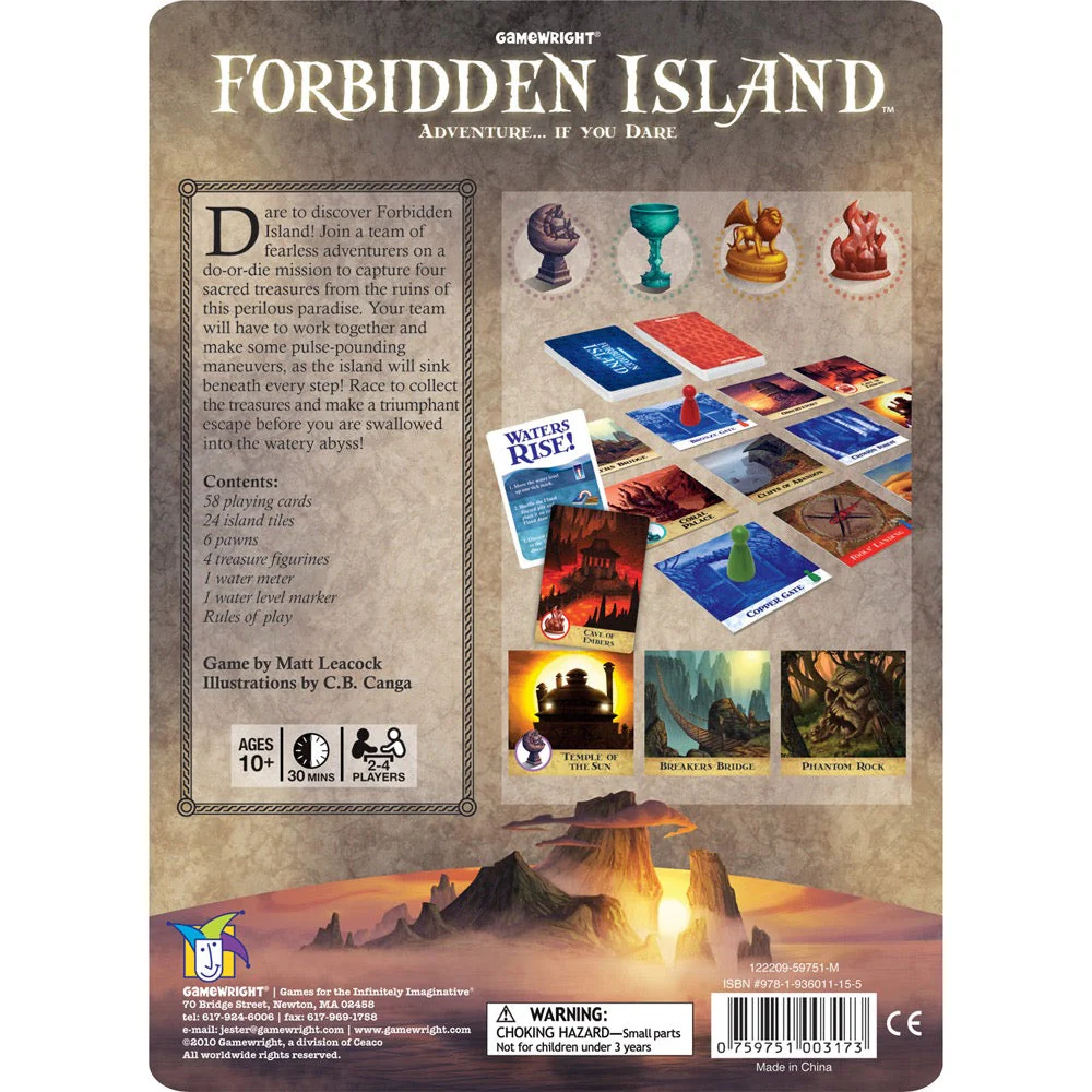 Gamewright Forbidden Island In Tin - Image 3