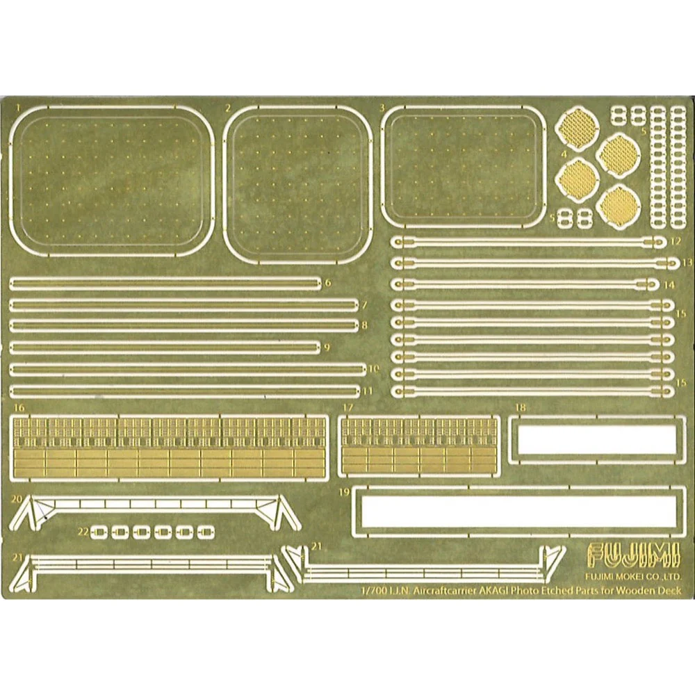 Fujimi 1/700 IJN Aircraft Carrier Akagi Full Hull Model w/Wood Deck KG-14 EX-3 - Image 4