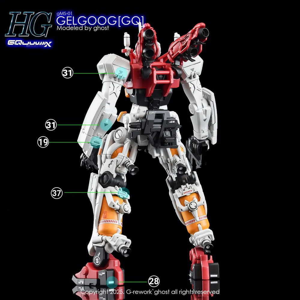 G-Rework CD-H-GQ03 Premium Decal for HG Gelgoog [GQX] - Image 17