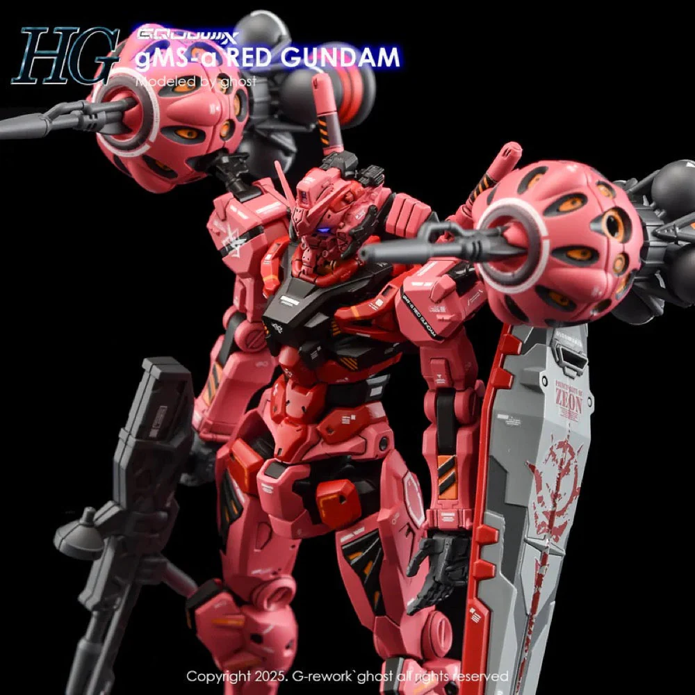 G-Rework CD-H-GQ04 Premium Decal for HG Gquuuuuux Red Gundam - Image 10